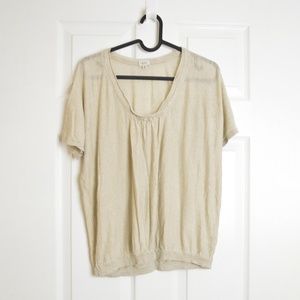 3/$30 🌞 Babaton 100% Linen T Shirt Tee